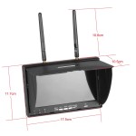 LCD5802D All-in-One 7-Zoll-Luftmonitor 5.8G Kunststoff monitor